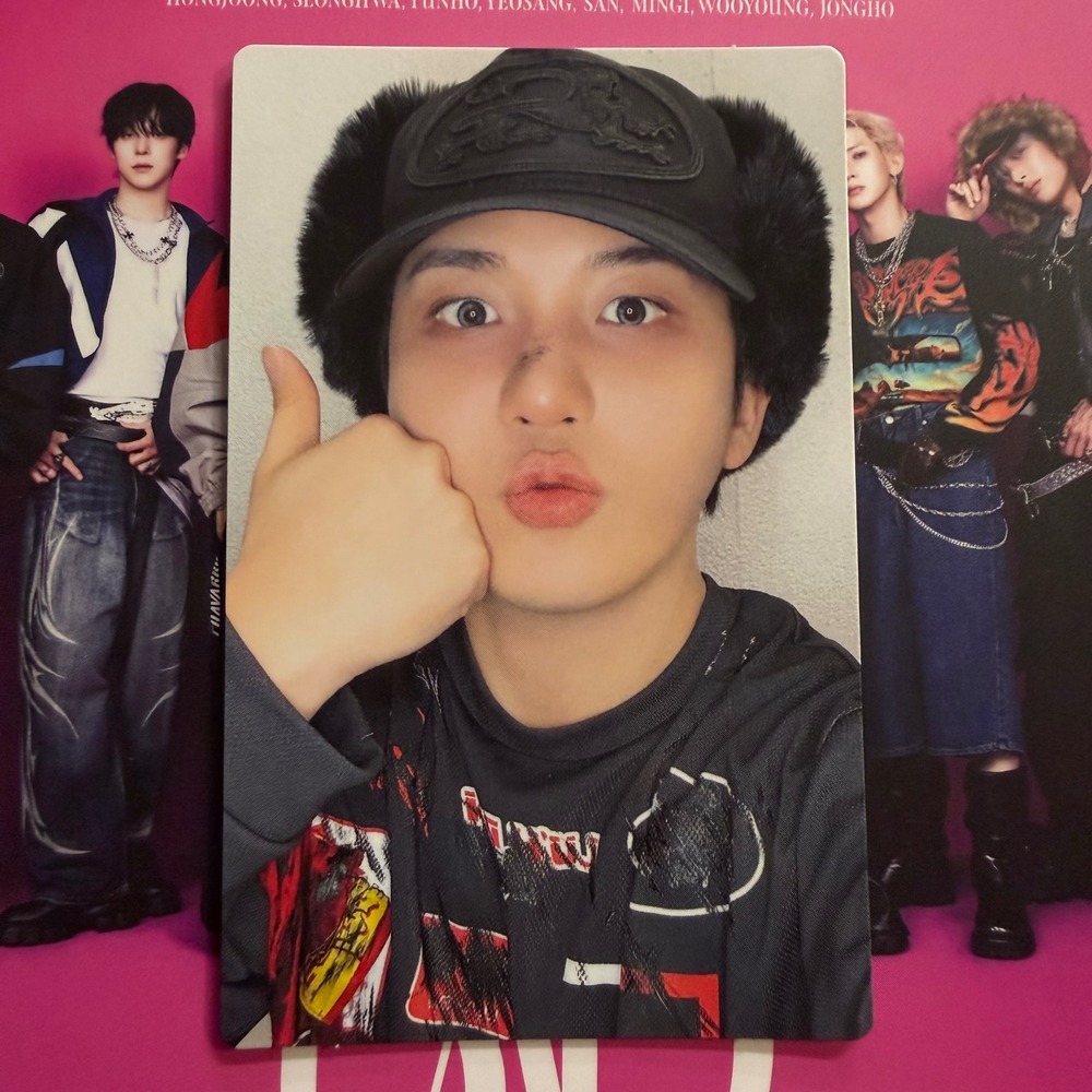 ATEEZ Jongho BAD Japanese Version Photocard